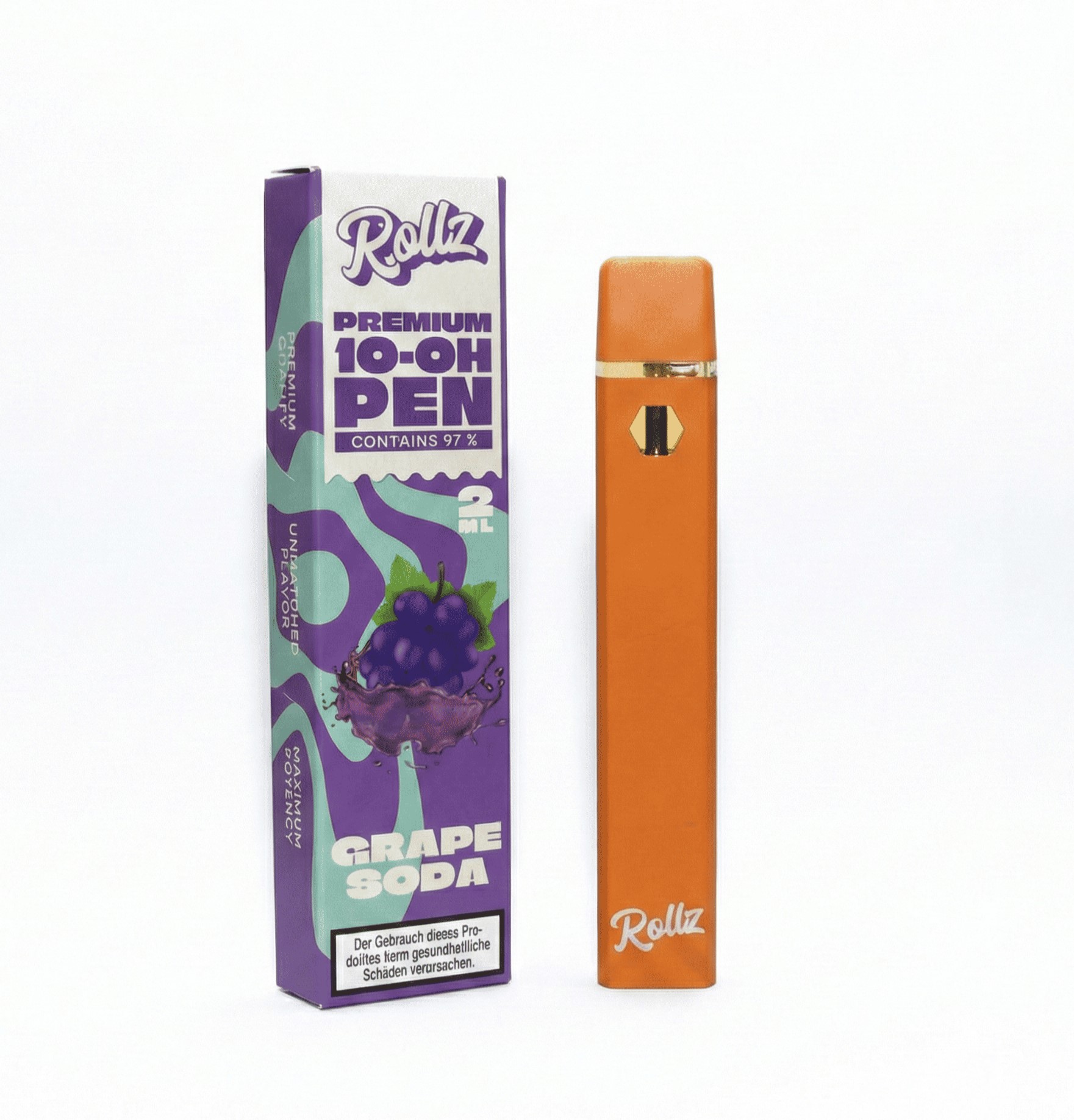 Vaper 10-OH-HHC Desechable – Grape Soda – Rollz (2ml)